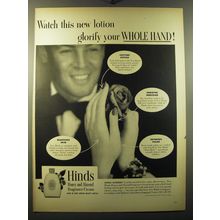 1949 Hinds Honey and Almond Fragrance Cream Ad - Watch this new lotion glorify