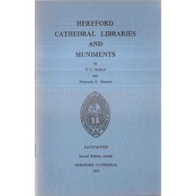 HEREFORD CATHEDRAL LIBRARIES & MUNIMENTS guide 1975. 40 page p/b