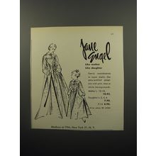 1950 Jane Engel Mother and Daughter Peignoirs Ad - Like Mother Like Daughter