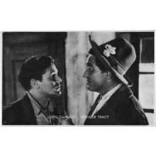 John Garfield Spencer Tracy Rare Kwatta Belgium Postcard Size Film Photo