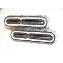 1956 OLDMOBILE 88 EMBLEM OEM #564978 2 BROKEN