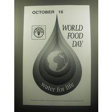 1994 FAO Food and Agriculture Organization of the United Nations Advertisement