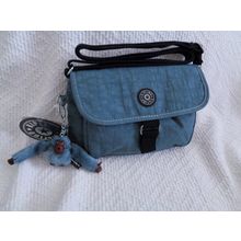 Kipling LOCAL Small Shoulder Cross Body Bag Blue Jean Michela Monkey