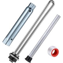Saillong 4 Pieces RV Water Heater Elements Include 1 Anode Rod 1 Electric Heater