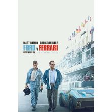 Ford v. Ferrari (2019)_2 Movie Film Poster Canvas iconic design