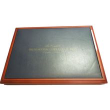 Franklin Mint Wooden Display Case – U.S. Presidential Dollar Collection – 17"x11