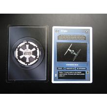 Star Wars 1995 Premiere Decipher CCG W/B Card Tie Fighter DS