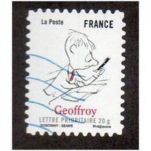 FRA 2009 (56c)(S/A) 'SOURIRES -GEOFFROY' FINE USED (EBID21210)