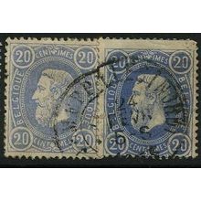 1869/1878 Michel 28a+28b - fine used (o)