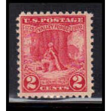 645 2c Valley Forge Just Clears MNH O0960