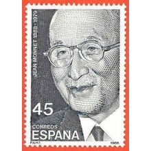 España. 1988. Mi # 2830. 1er. Centenary nacimiento of Jean Monet