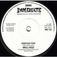 Small Faces - Itchycoo Park 7", Single, RE, Sol Very Good Plus (VG+)