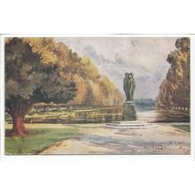 The Long Water Hampton Court Palace Oilette Art Postcard 8494