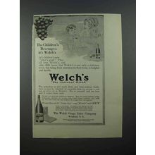 1913 Welch's Grape Juice Ad - Children's Beverage