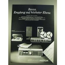 1979 Studer Revox Revox B760 Digital Synthesizer FM Tuner Ad - in German