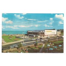 FESTIVAL HALL, PAIGNTON, DEVON, used vintage postcard 1971 postmark =
