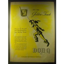 1946 Don Q Rum Ad - It's the golden touch
