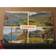 multiview, KESWICK, CUMBRIA unused postcard. by Sanderson & Dixon =