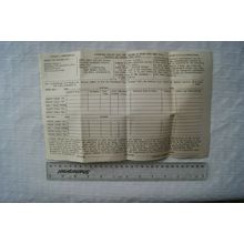 1951 unused form Gateshead Cycling Club Open Tandum 30 Miles Road Time