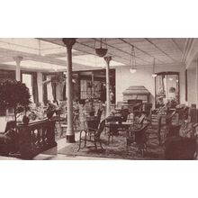 Spa Hotel Buxton Derby No Draughts Staying Here Antique Postcard