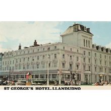 St Georges Hotel Llandudno Rare Wales Welsh 1970s Postcard