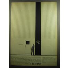 1960 Swissair Airline Ad - Ready for new travel idea?