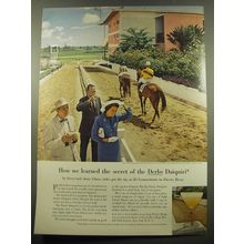 1960 Rums of Puerto Rico Ad - How we learned the secret of the Derby Daiquiri