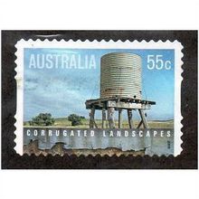 AUS 2009 55c(S/A) 'CORRUGATED LANDSCAPES ' FINE USED (EBID15114)