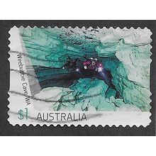 AUS 2017 $1.00 (S/A)'CAVES -WEEBUBBIE CAVE' FINE USED (EBID63-905)