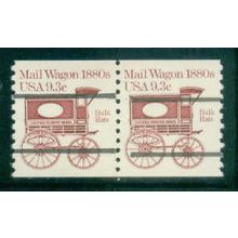 1903a 9.3c Mail Wagon Very Fine MNH Dry Gum Gap Pair PreCnx W0166