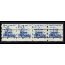 1906a 17c Electric Auto Fine MNH Dry Gum Gap S/4 Type A PreCnx AA1108