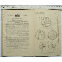 1894 Patent No. 20,187 driving pulleys chain wheels, John Kitchen, Ardwick