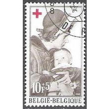 Belgique 1968 Michel 1510 O Cote (2008) 0.90 € Croix Rouge Reine Fabiola