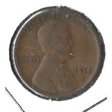 1914-S US Lincoln Cent VG/F