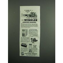 1954 Stewart-Warner Winkler Comfort-Makers Ad