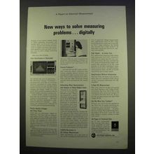 1963 Non-Linear Systems Ad - NLS MSD2 Mass Spectrometer