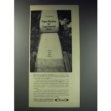 1963 Riegel Machine X Paper Machine Ad