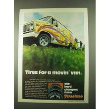 1974 Firestone Hard Charger Tires Ad - For a Movin' Van