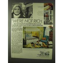 1978 Ethan Allen Galleries Ad - We're Not Rich