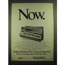 1979 RCA SelectaVision VDT350 Video Cassette Recorder Ad