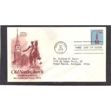 FDC Art Craft 1603 24c North Church (Cachet-Typed/A) CV41736