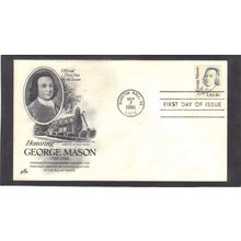 FDC Art Craft 1858 18c George Mason (Cachet-U/A) CV00281