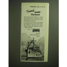 1974 Project Hope Ad - Found Horizon