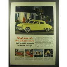 1949 Studebaker Land Cruiser Car Ad - Studebaker's the '49 buy word