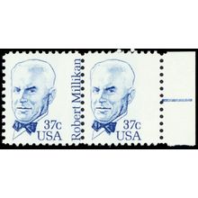 1866, MNH 37¢ Misperf Shift Freak Error Name Missing From Rt Stamp - Stuart Katz