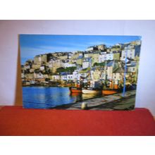 THE MIDDLE HARBOUR FROM PIER, BRIXHAM, DEVON used postcard 1971 pm =