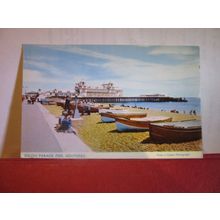 SOUTH PARADE PIER, SOUTHSEA, HAMPSHIRE used vintage postcard by M & L. 1969 pm =