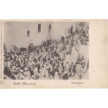 Saffi Hamadschas Morocco Antique Postcard