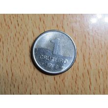 Brazil Brasil 1979 1 Cruzeiro Coin