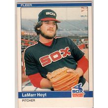 1984 Fleer baseball card #63 LaMarr Hoyt - White Sox